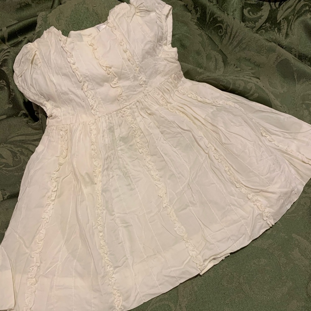 GAP-Beautiful Ivory Dress 6-12 Months